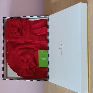 Kate Spade Beanie & Glove Set